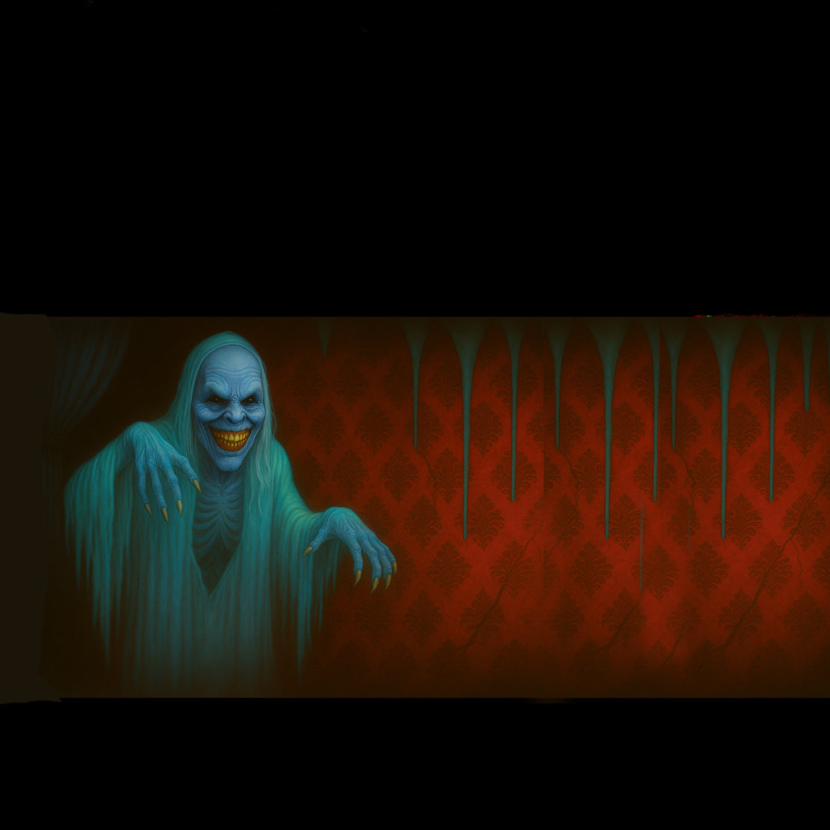 top-selling interactive ghost animatronic in action.