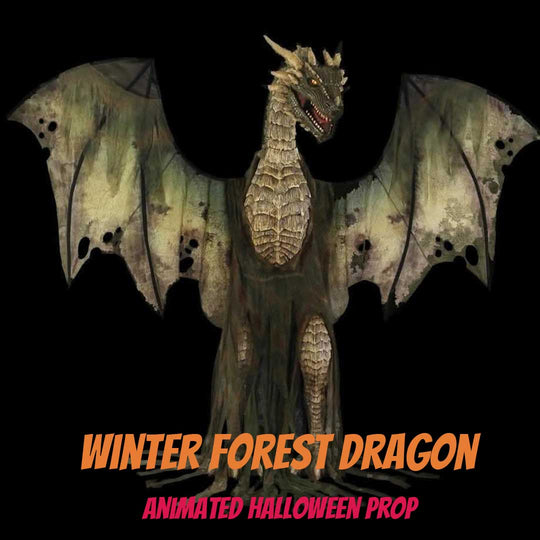 2025 Spotlight – Winter Forest Dragon Electric Animated Prop