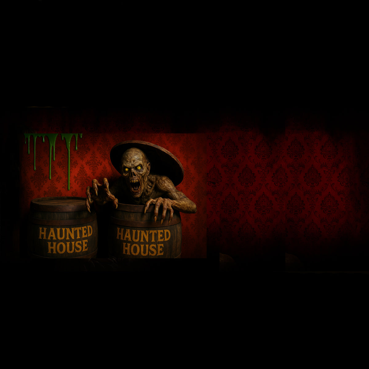 Animatronic Barrels - Unleash the Unexpected in Your Haunt 