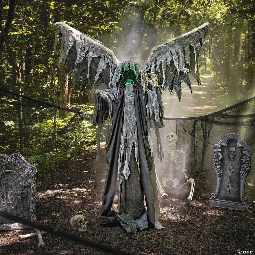 8" Reaper with Animated Wings Halloween Prop