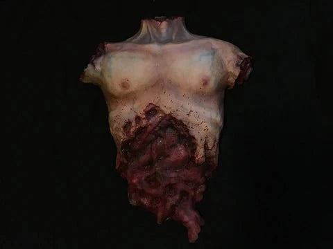 Torso Prop Flat Black Halloween Prop
