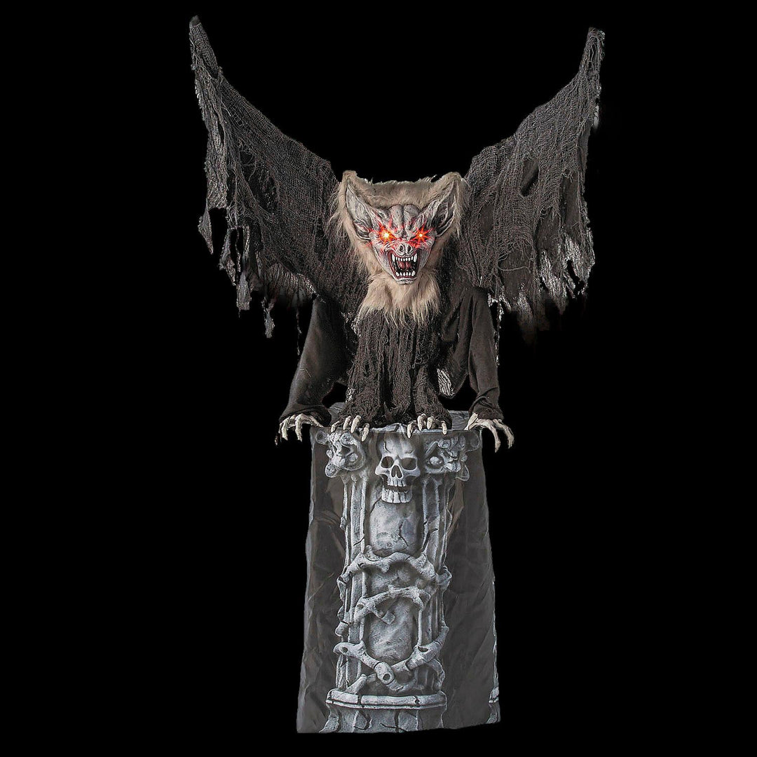 Light-Up Gargoyle Animated Halloween Prop