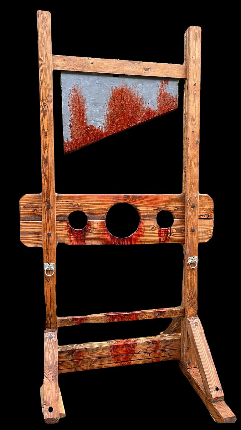 "Life Size Guillotine" Halloween Prop
