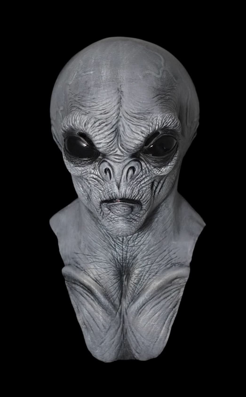 "Alien Grey" Alien Mask