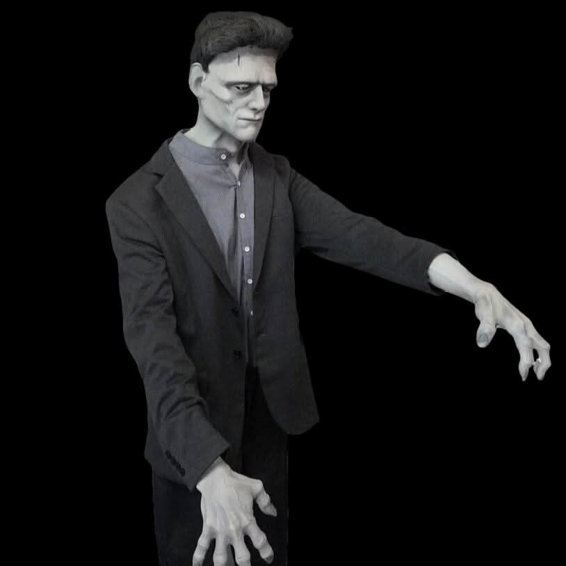"Black and White Frankenstein" Professional Halloween Prop