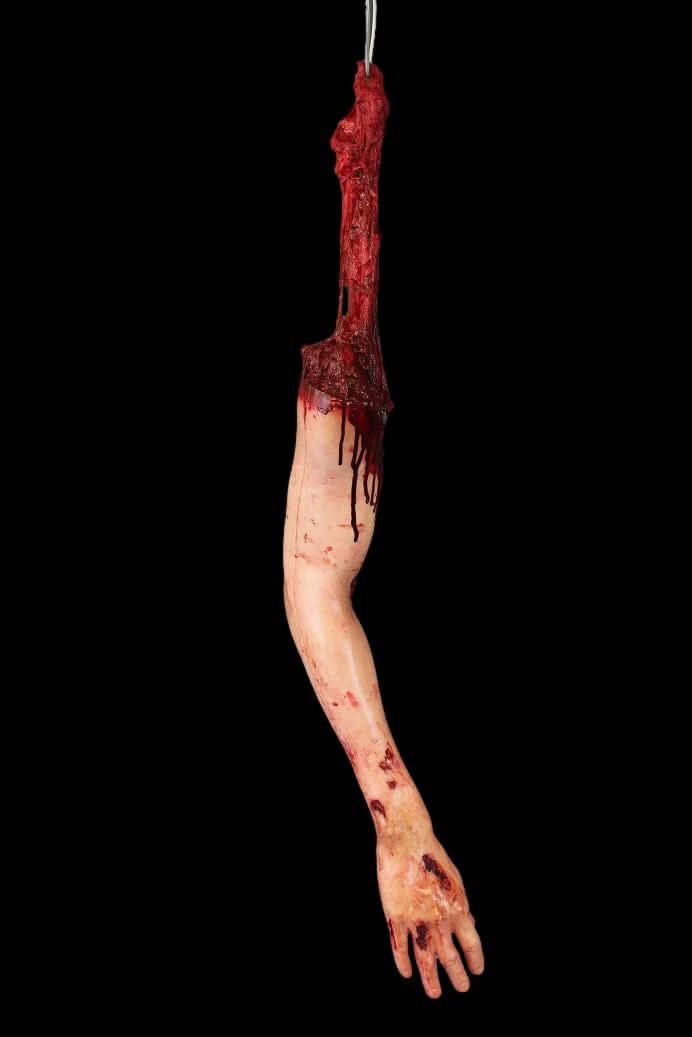 Dangler Bloody Joe Arm Halloween Prop