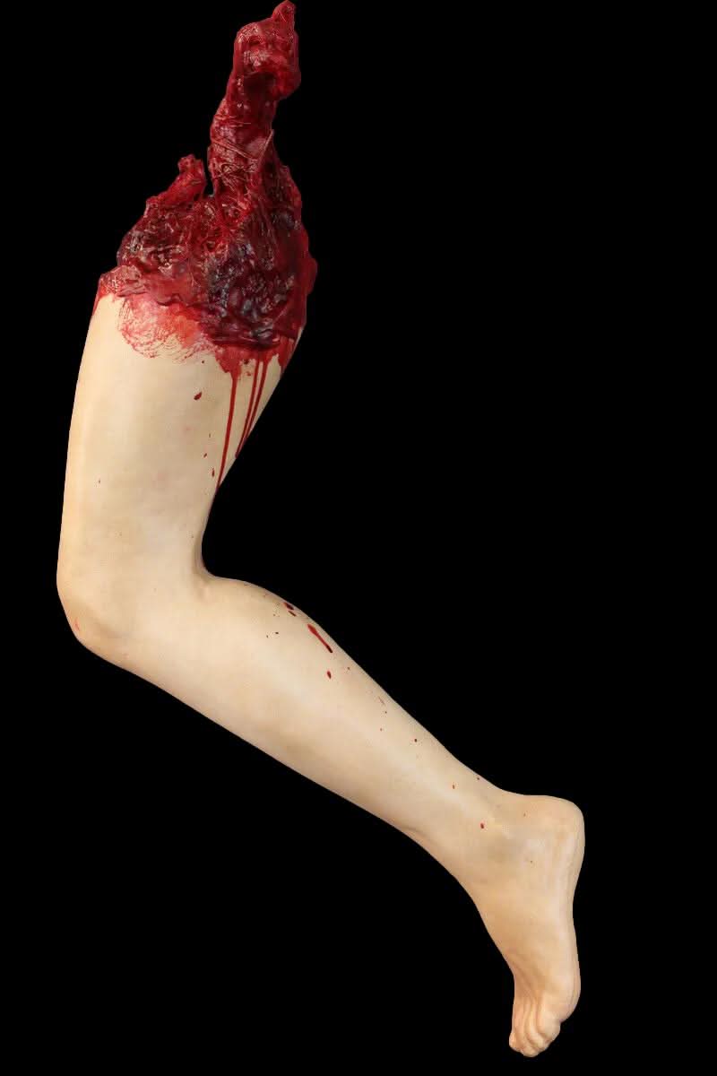Dangler Bloody Sonia Leg Halloween Prop