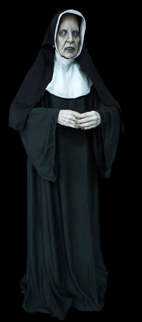 "Evil Nun Hester" Professional Full Body Halloween Prop