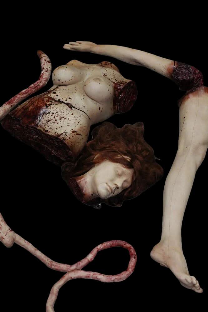 Female Mutilation Combo Halloween Prop