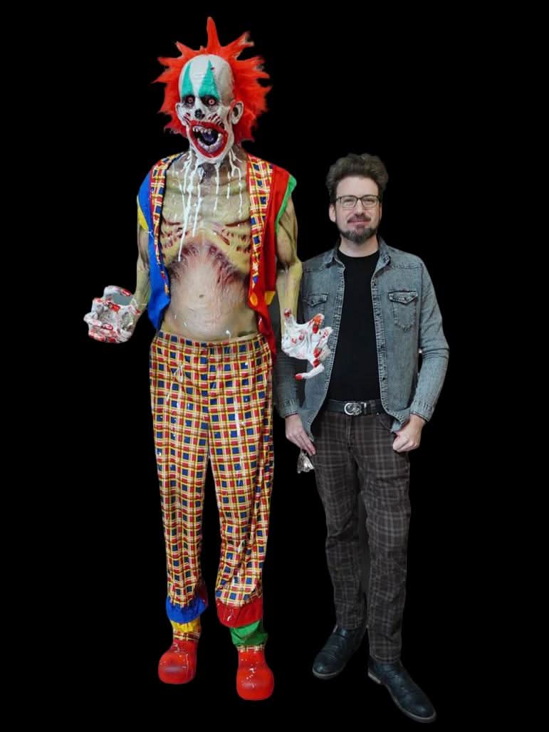 "Giant Socko the Clown" Professional Full Body Halloween Prop