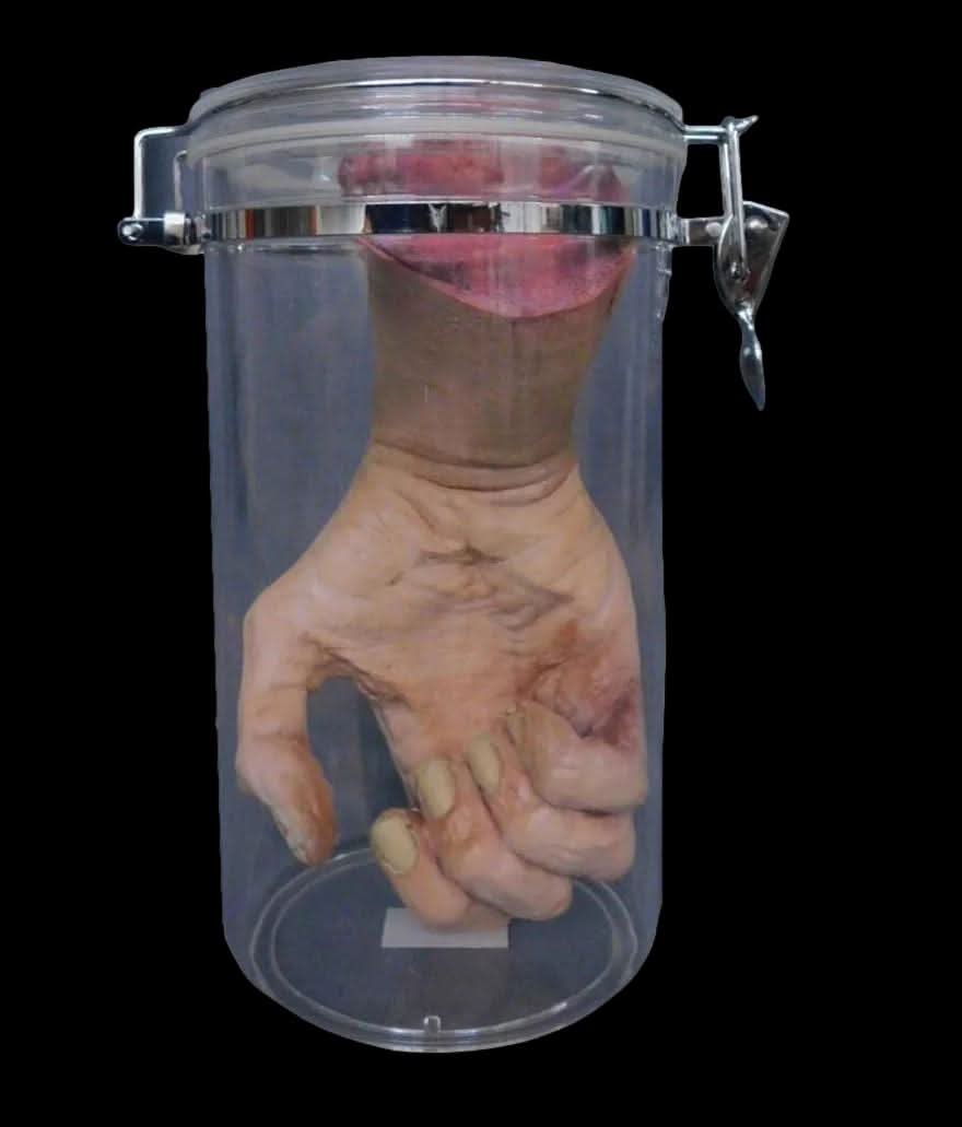 Hand Specimen Jar Halloween Prop