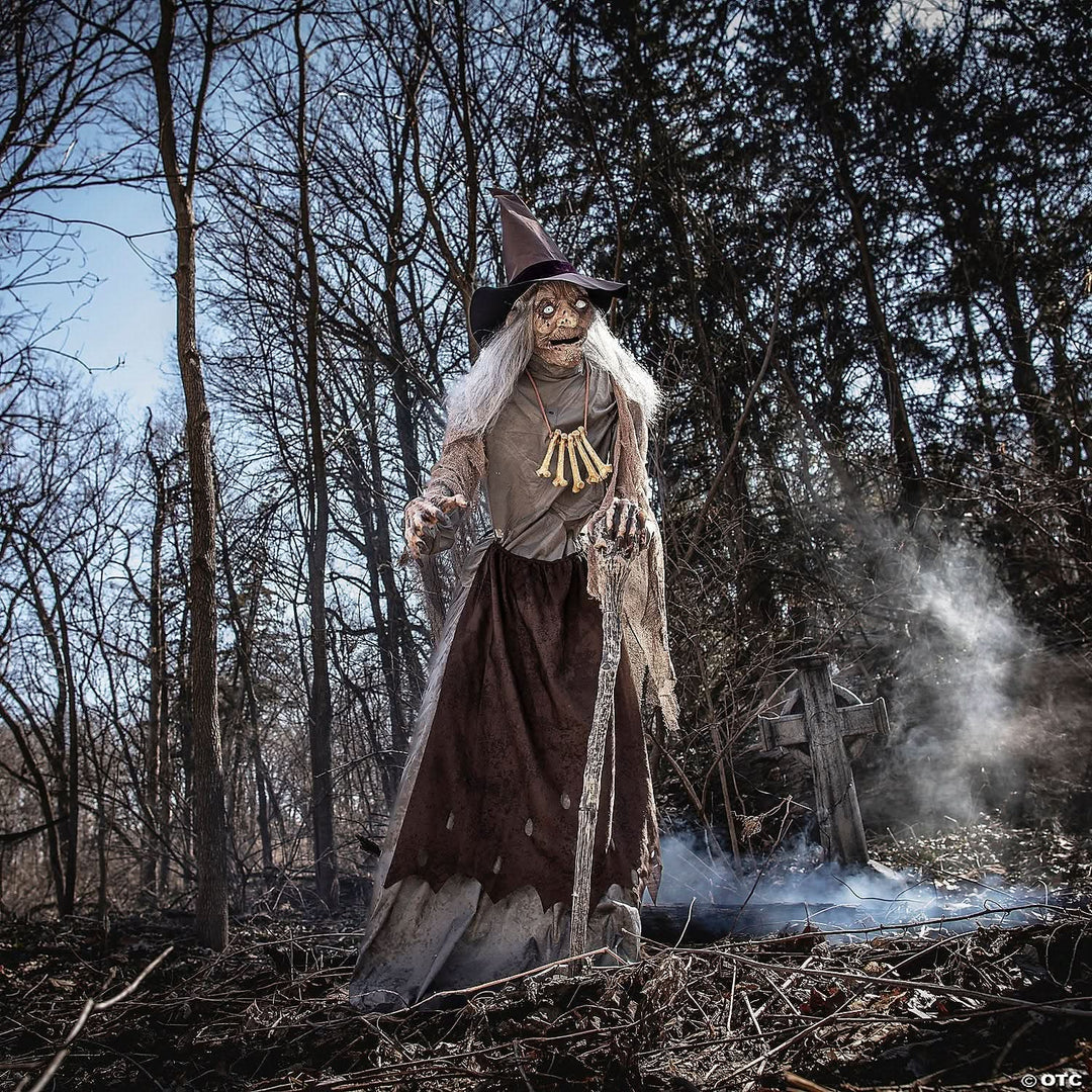 "Haunted Witch" Electric Animated Halloween Prop