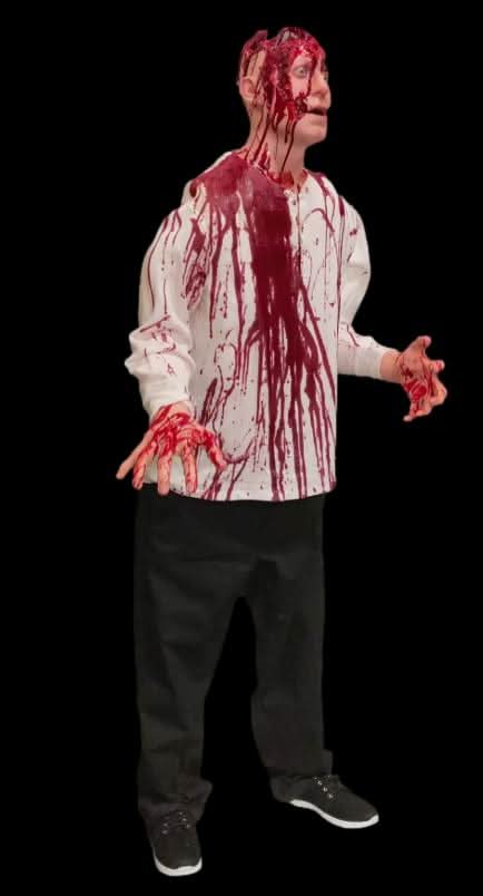 "Headshot Henry Staggering Animatronic" Professional Halloween Prop