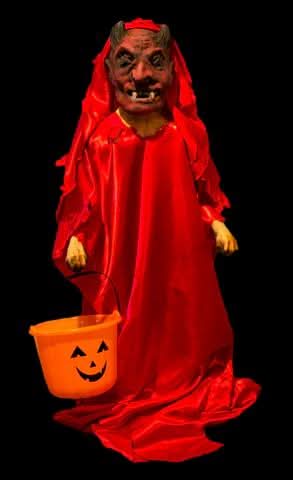 "Little Devil Little Trick-Or-Treater"  Professional Full Body Halloween Prop (Copy)