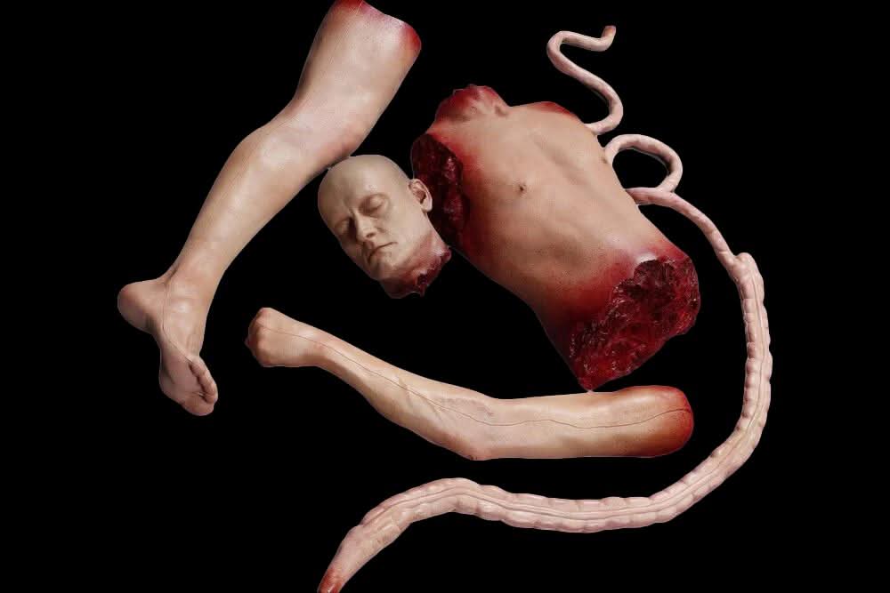 Male Mutilation Combo Halloween Prop