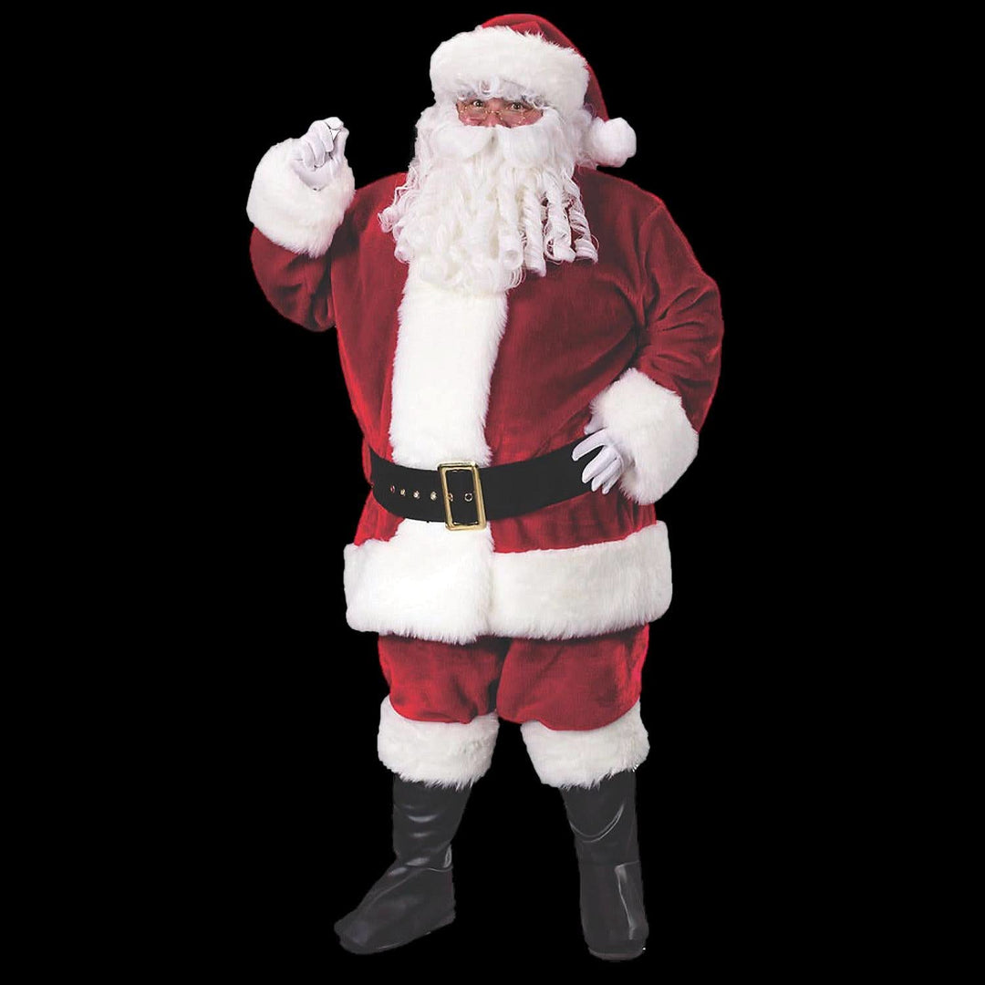 Men's Premium Plush Santa Suit Costume