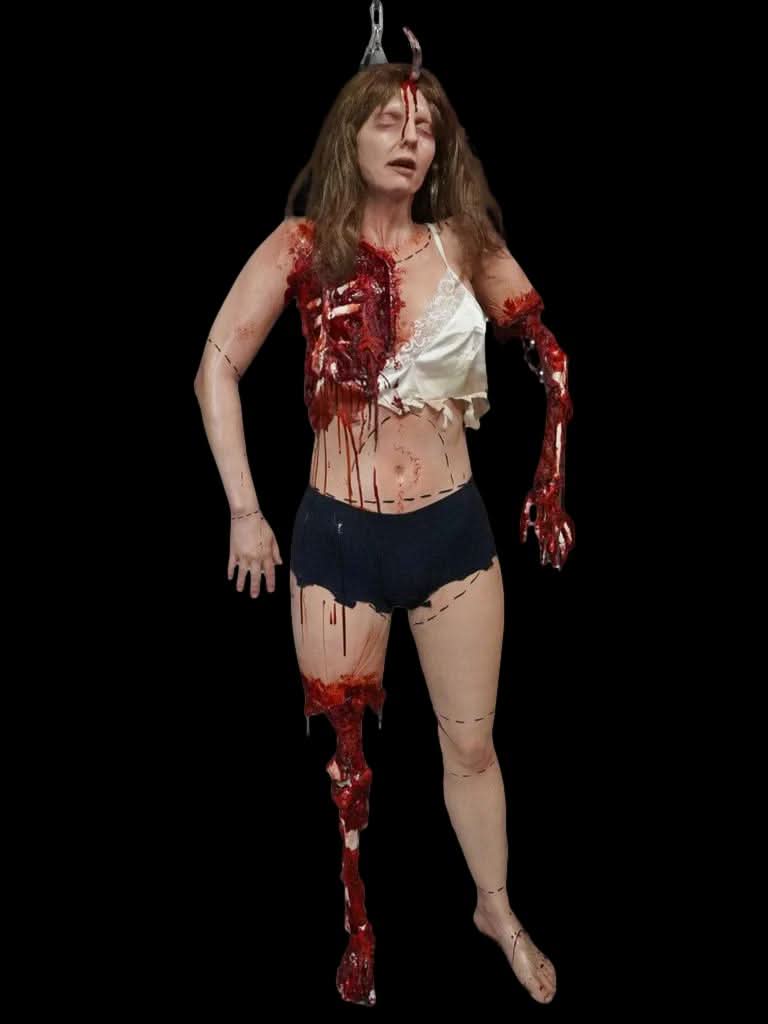 Meredith Meat Market Dangler Halloween Prop
