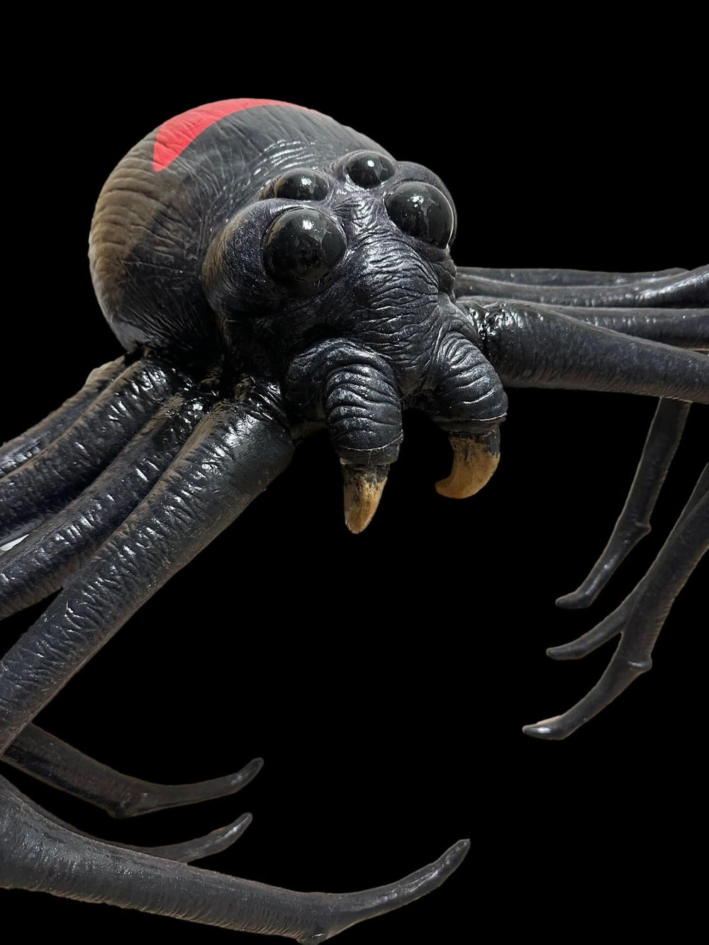 NEW "Giant Black Widow Spider" 24" wide, Monster Halloween Prop