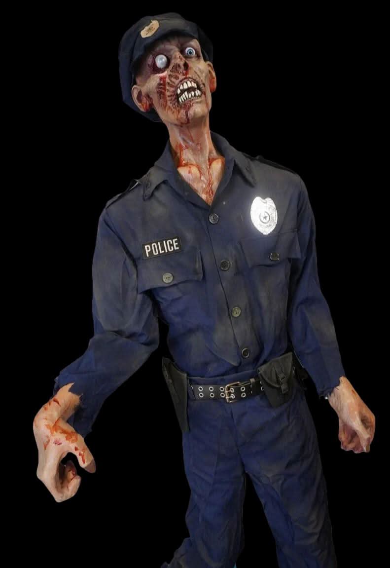 "Officer Iggy" Zombie Professional Full Body Halloween Prop