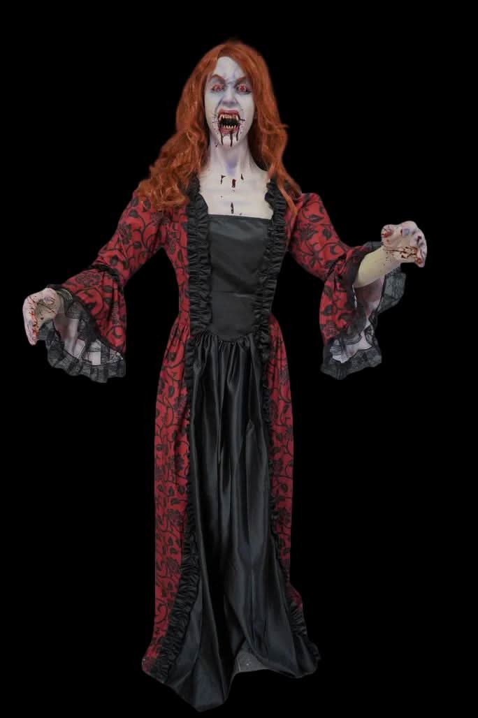 "Red Vampiress Agatha" Professional Full Body Halloween Prop