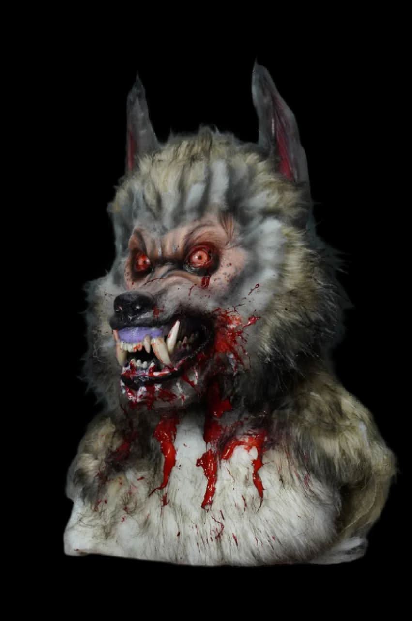 Scary Werewolf Head