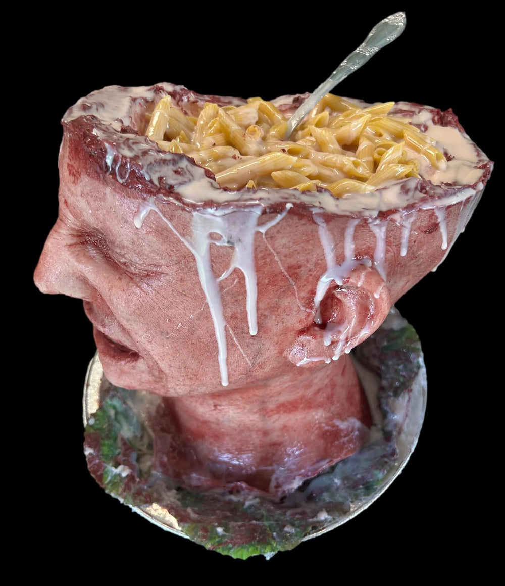 "Silicone Head Dish" Gory Halloween Prop