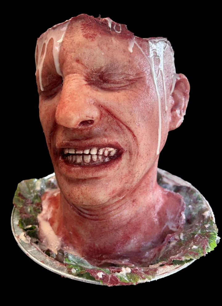 "Silicone Head Dish" Gory Halloween Prop