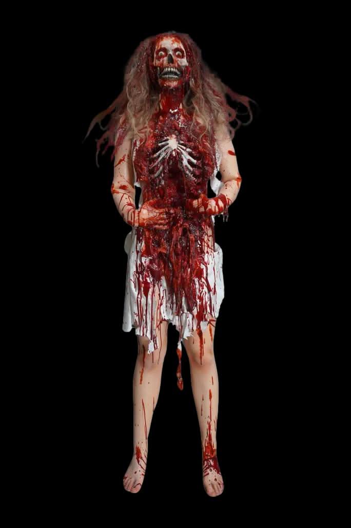 "Standing Miss Meat Face" Professional Full Body Halloween Prop