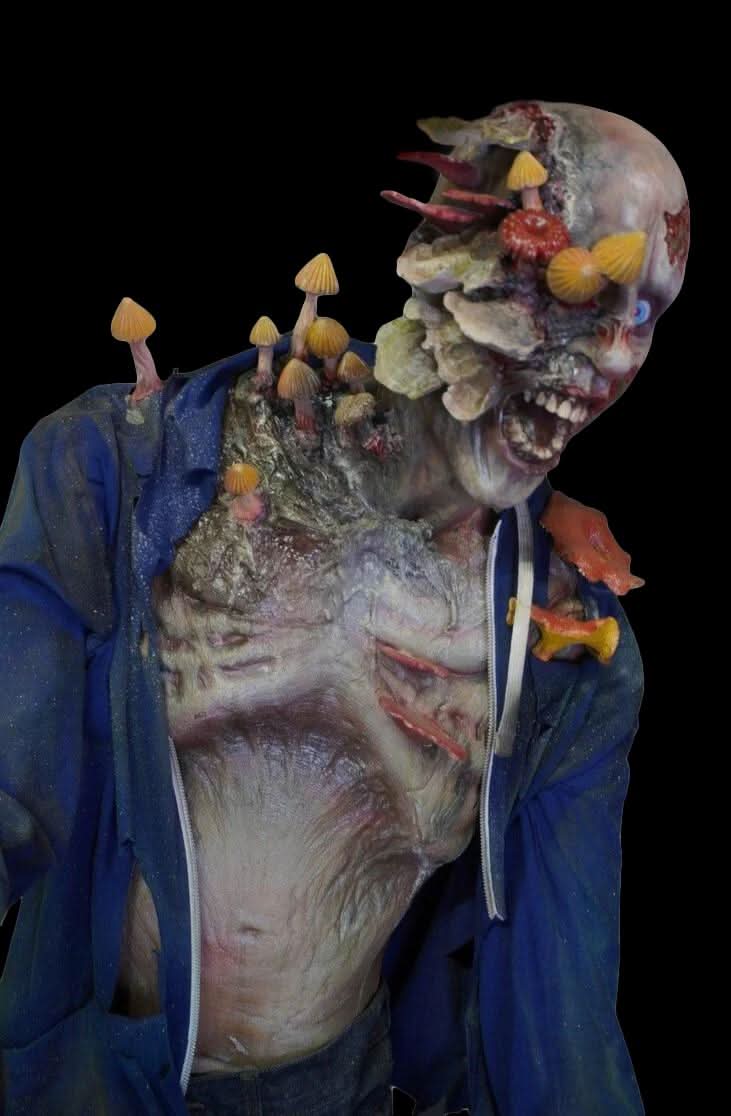 "Toxic Mushroom Zack" Zombie Professional Full Body Halloween Prop