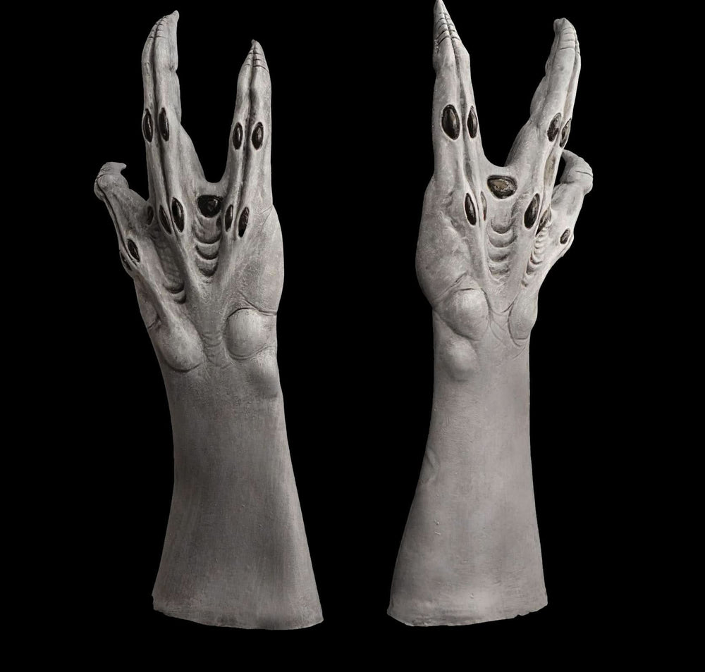 "Ultimate Alien Hands- Grey" Deluxe Latex Halloween Costume Gloves