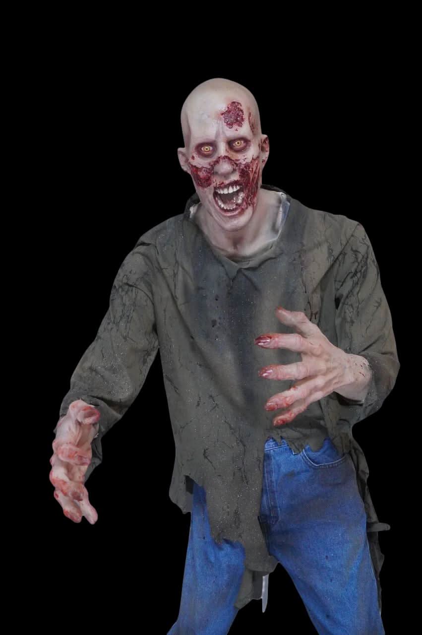 "Zack" Zombie Professional Full Body Halloween Prop