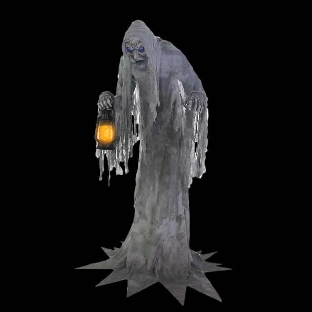 "7 foot Tall Wailing Phantom" Electric Animated Halloween Prop
