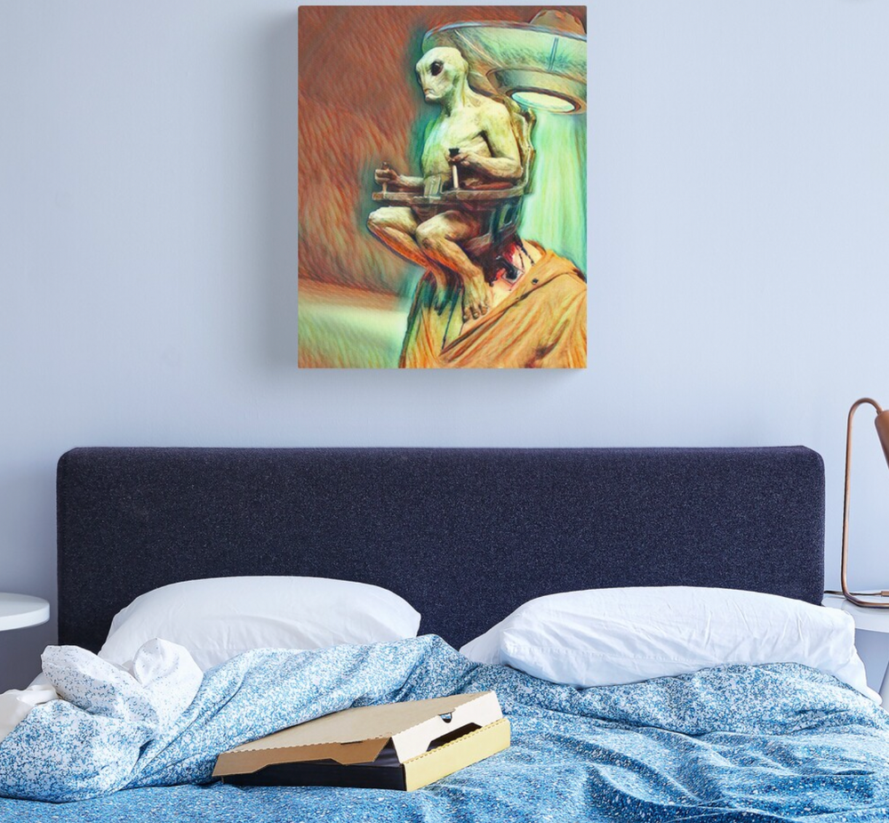 Area 51 Alien Canvas Print