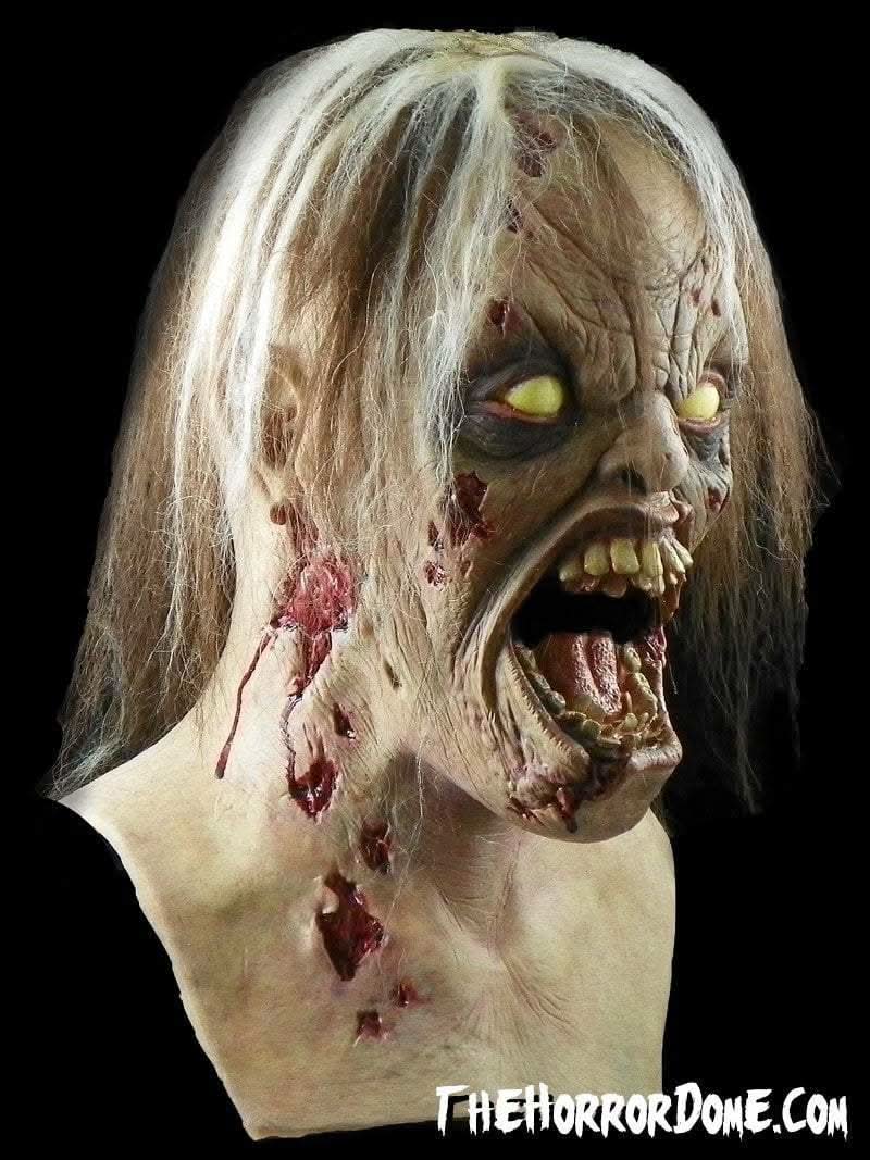 Lifeless eyes and rotting teeth of the Dead Awake mask