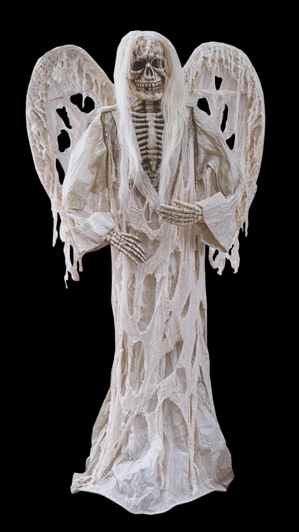"Gauze Demon with Wings" Halloween Props - 72 Inch