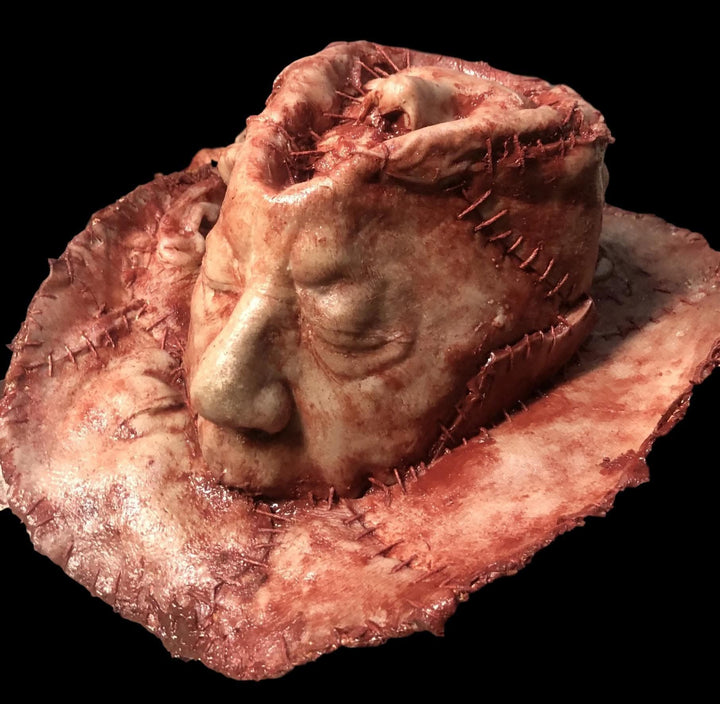 "Human Skin Hat" Halloween Costume Prop
