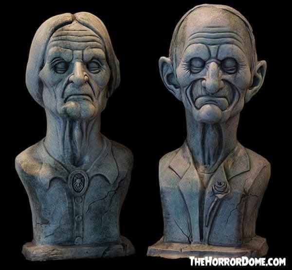 Halloween Decorations "Madam and Master Macy Ghostly Manor Busts" 