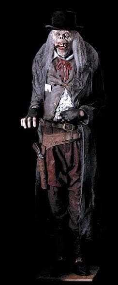 "Old Dead Eye the Zombie Gunslinger" Halloween Prop