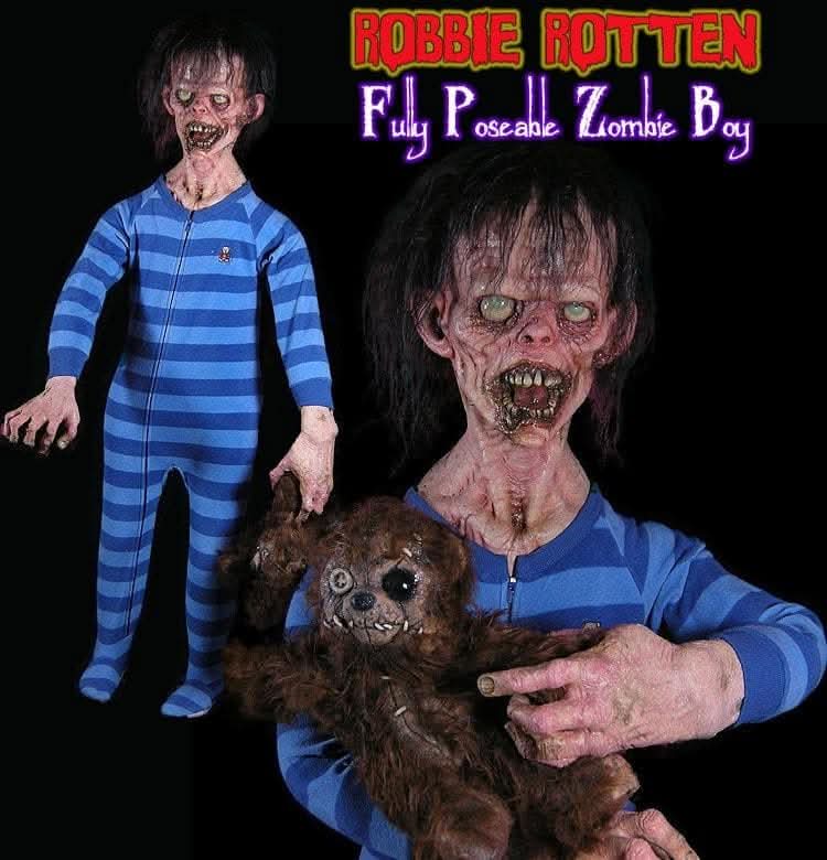 "Robbie Rotten Zombie Kid" HD Studios Halloween Prop