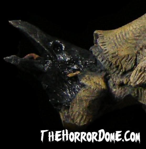 Zombie Scarecrow mask with eerie necklace of animal skull