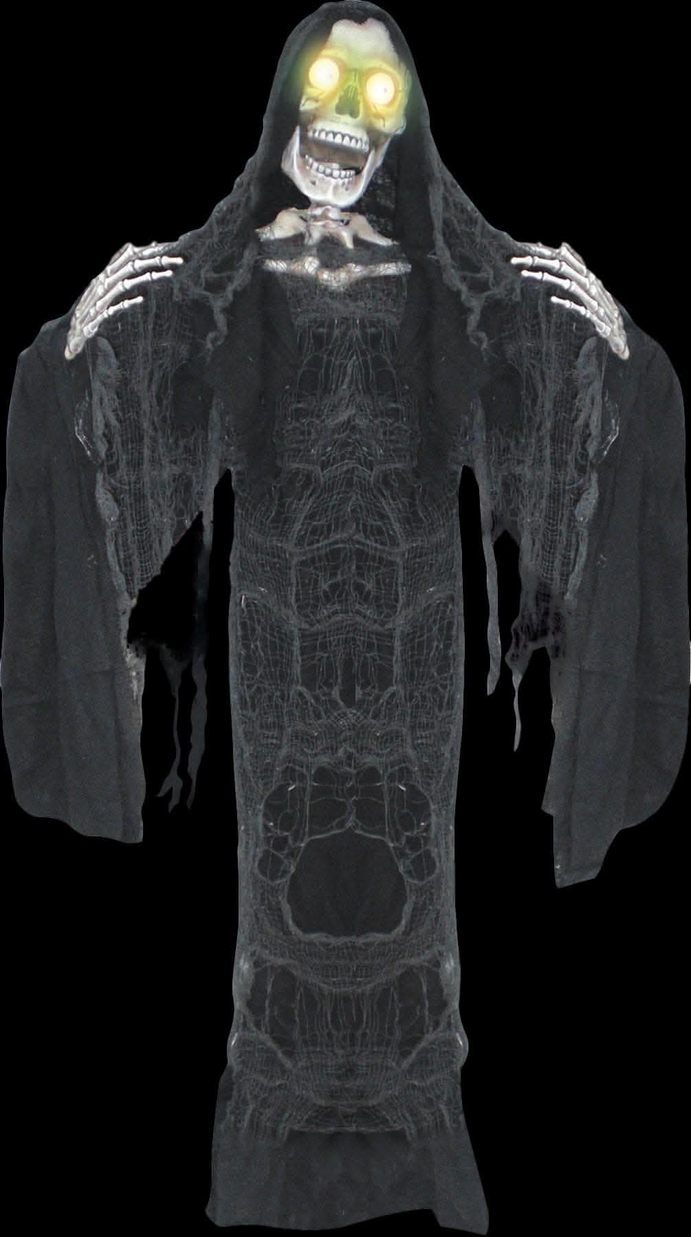 "Standing Reaper with Moving Jaw" Electric Animated Halloween Prop