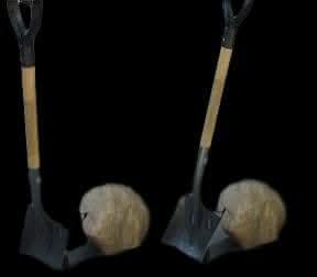 "The Haunted Rocking Shovel" Electric Animated Halloween Prop